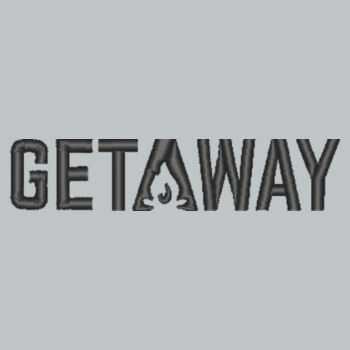 Getaway Embroidered in Black - Youth V.I.T.  Fleece Hoodie Design