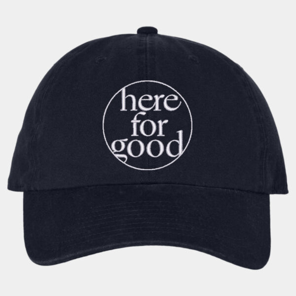 Here for Good Embroidered - Clean Up Cap Thumbnail