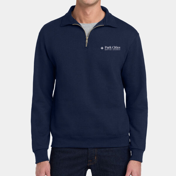 Park Cities embroidered - Super Sweats ® NuBlend ® 1/4 Zip Sweatshirt with Cadet Collar Thumbnail