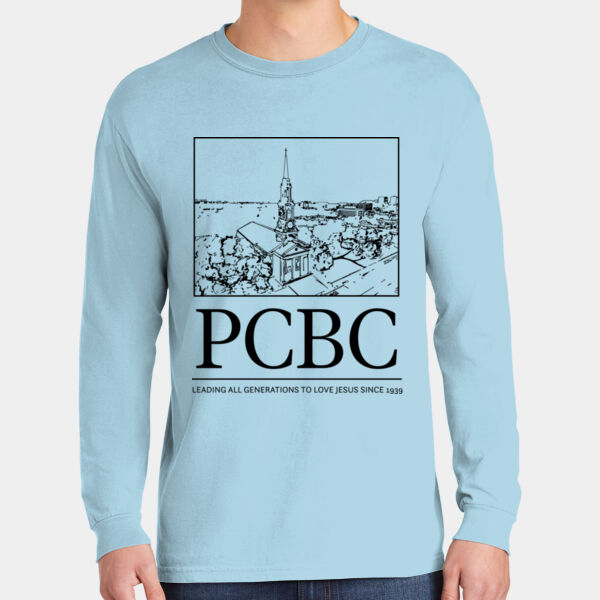 PCBC Line Art - Heavyweight Ring Spun Long Sleeve Tee Thumbnail